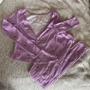 For Love & Lemons Pointelle Pajama Set